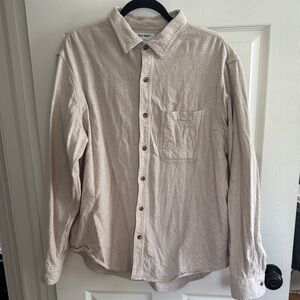 Old Navy Men's Cream Shirt